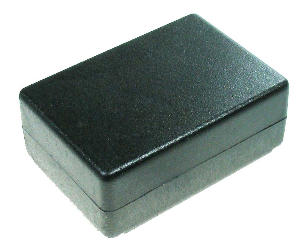 KEMO Kunststoffgehäuse, G026N, 72x50x28 mm, Thermoplast/PS, schwarz