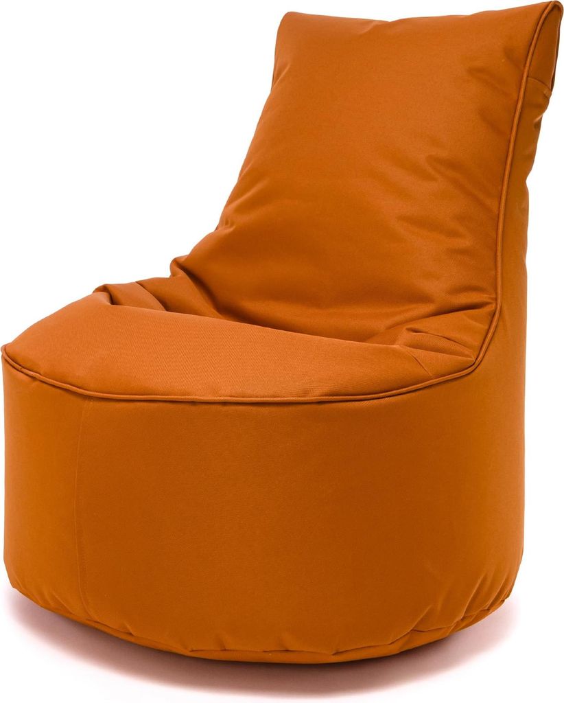 Ecopuf, Sitzkissen, Sessel Bean Bag, Sitzsack, für Innen und Außen, 65x75cm, Farbe Ziegelstein