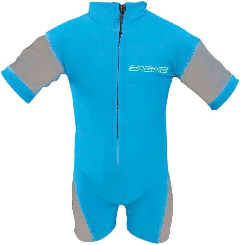 So Dive Pro Tech Uv-kurzarm-overall Blau 6-8 Years Jungen,Mädchen Blau 6-8 Years