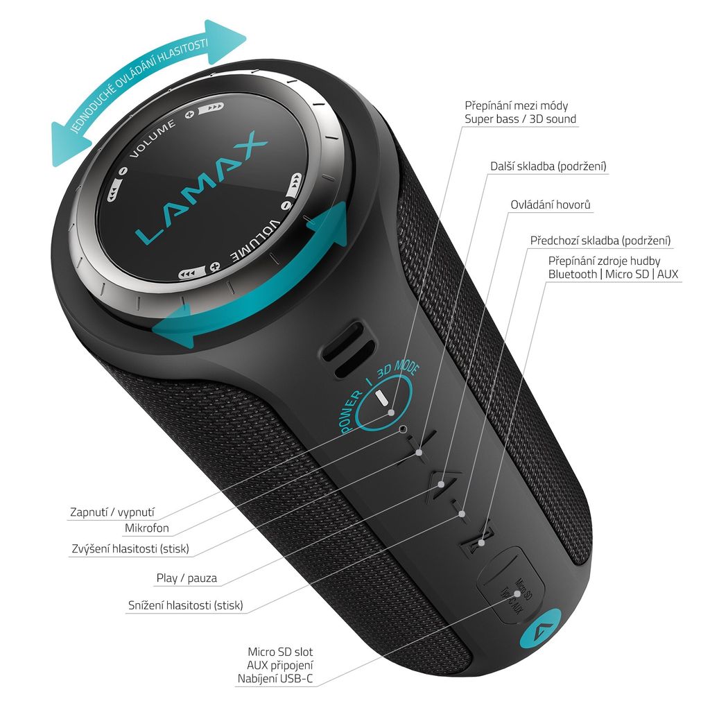 LAMAX jukebox 360° Sounder 2 maloobchod Obrázok produktu 4