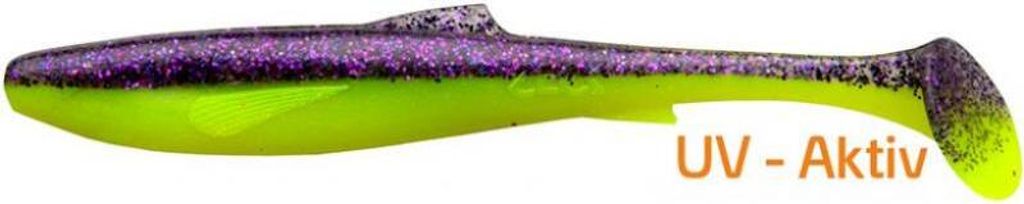 Zeck Fishing Dude 6,4 cm Purple Chartreuse - 1 Stück Produktbild 