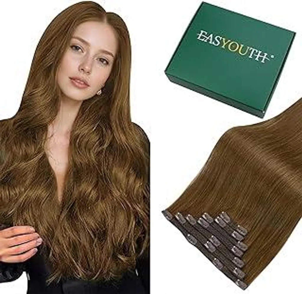 Capelli da Sogno in 5 Minuti: Easyouth Extension Clip Castane 30cm