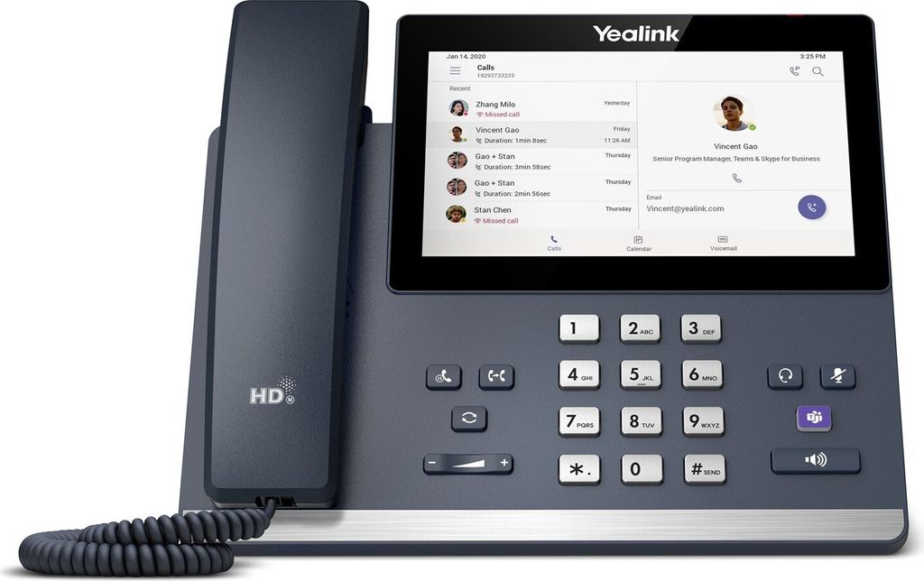 Yealink MP56 – Teams Edition IP-Telefon, Schwarz, WLAN Produktbild 