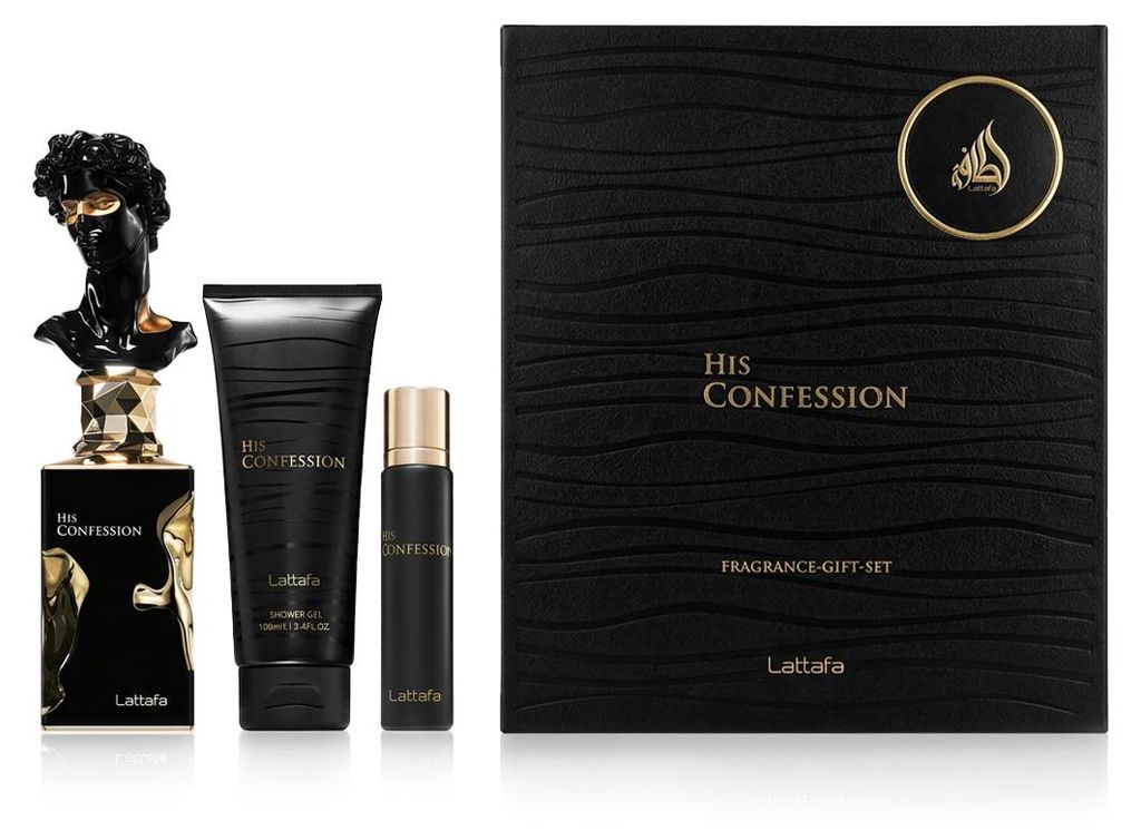 Lattafa His Confession Eau de Parfum 100 ml + Eau de Parfum Productafbeelding 