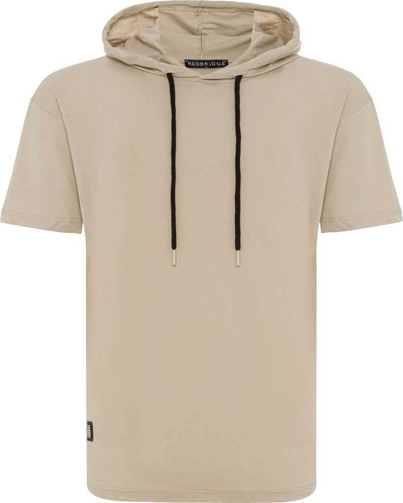 Red Bridge Herren T-Shirt mit Kapuze Beige M