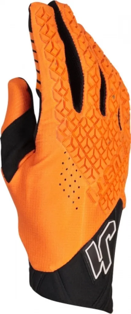 Gants moto JUST1 J-HRD respirants Noir Orange M - Confort et Grip