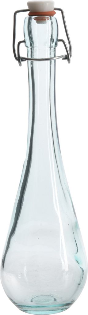 Glasflasche mit Bügelverschluss - Vorratsflasche - Recyclingglas - 325ml