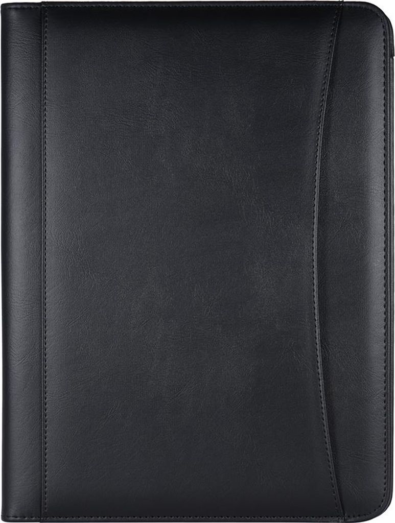Multifunctional Business Portfolio Padfolio Folder Document Case Organizer A4 PolyurethanLeather with Business Card Holder Memo Note Pad