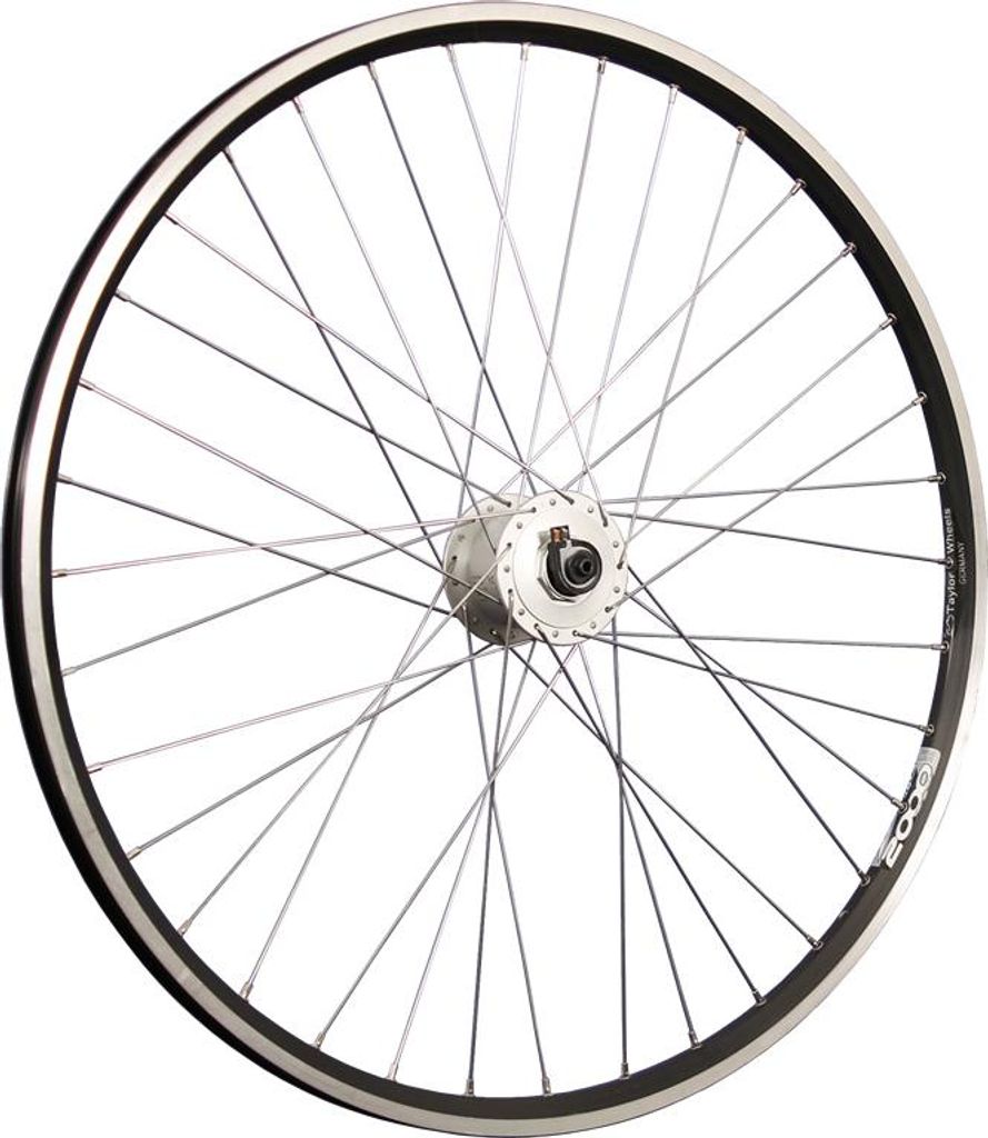 28 Zoll Vorderrad Zac2000 Hohlkammerfelge geöst Shimano Nabendynamo DH-C3000 schwarz
