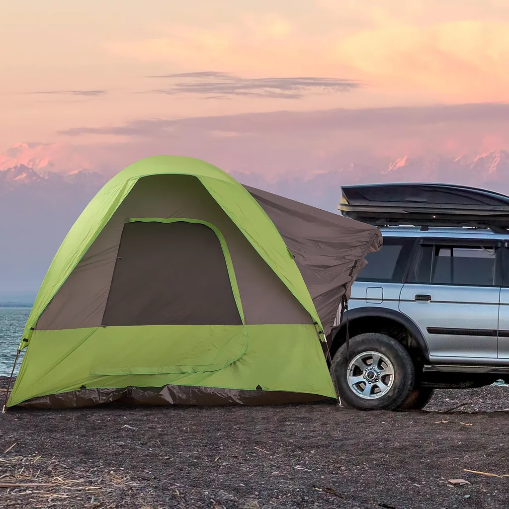 Tente de camping et voiture 4-5 personnes en fibre de verre 300x300cm