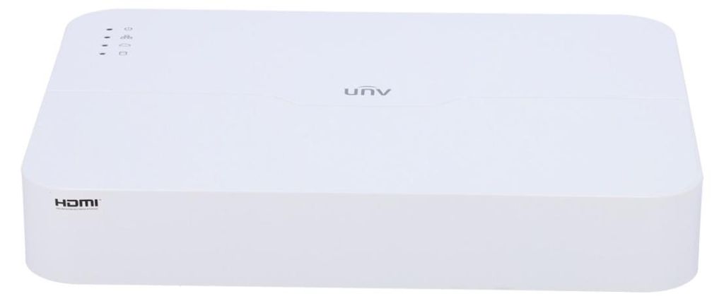 Uniview NVR301-08B-LP8-IQ, 8 kanálů, PoE, max.IN:80Mbps/OUT:80Mbps, chytrá analytika SIP, UMD