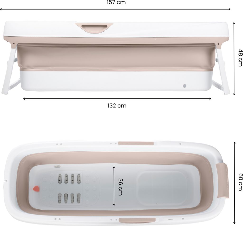 HelloBath® Faltbare Badewanne für Erwachsene XXL, Produktbild 7