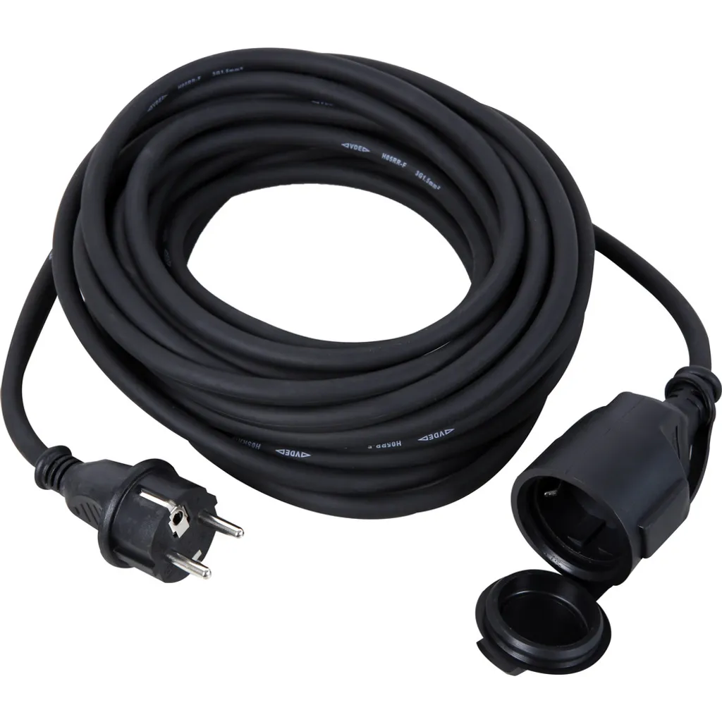 Rallonge électrique 10m rouge as-Schwabe 51013 câble alimentation