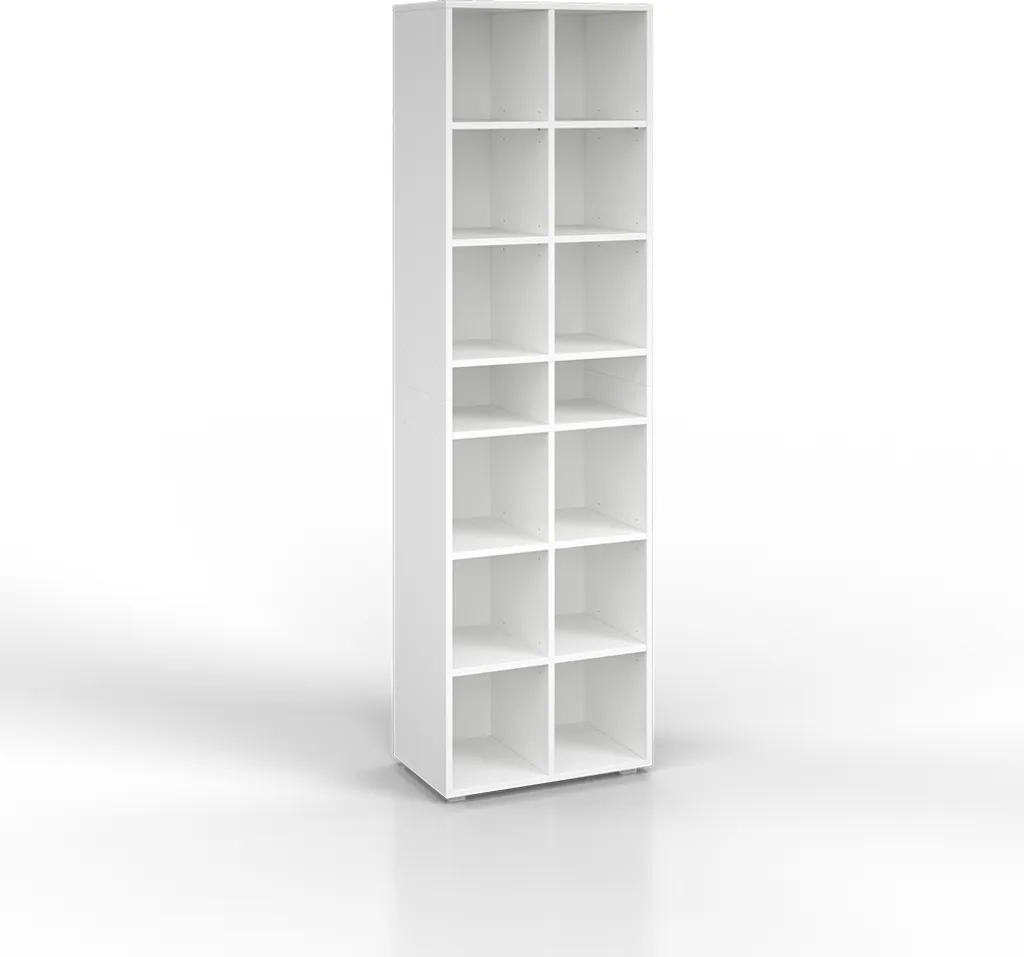 Rangement chaussures vertical Vicco Paris Blanc pour entrée et dressing