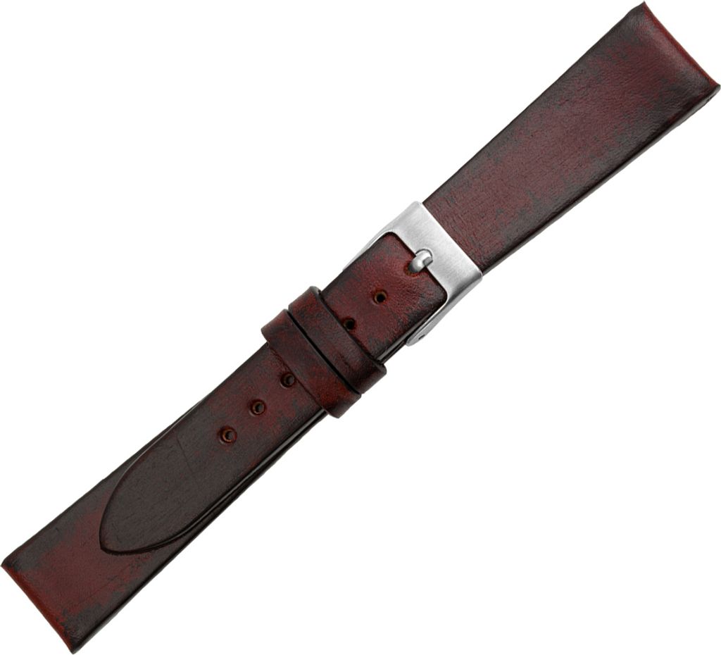 Minott Uhrenarmband Kalbsleder bordeaux Vintage Produktbild 
