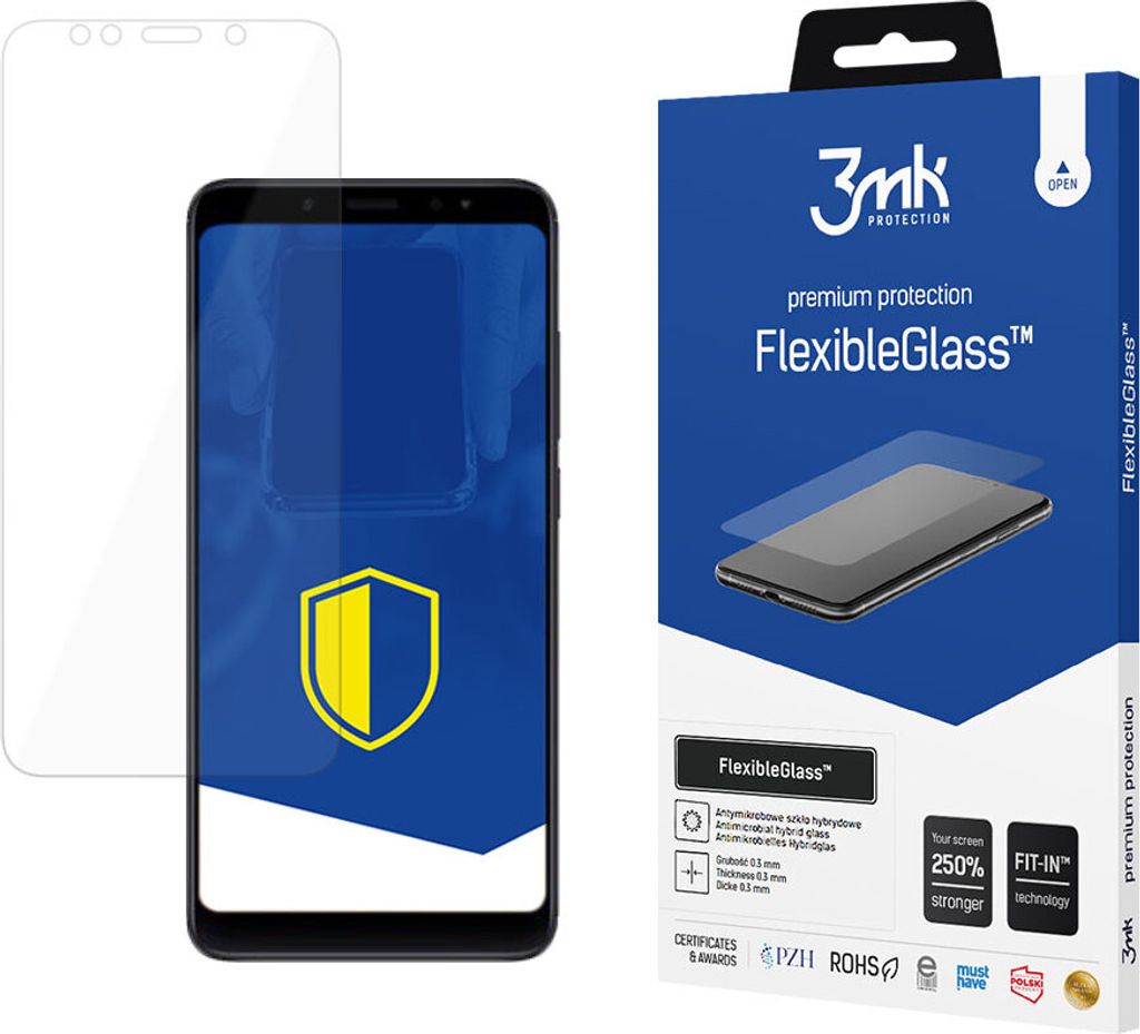 3MK Flexible Glass für Xiaomi Redmi Note 5/5 Pro - 0,2mm Starker Schutz