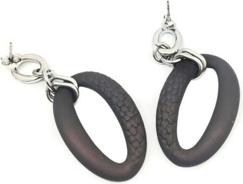 Regalo Donna Orecchini Panarea OR1M 5cm | Cerchi Argento Eleganti
