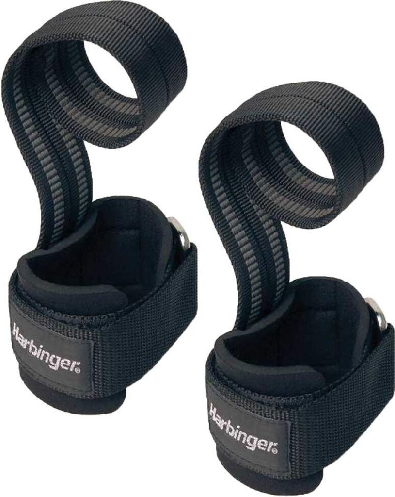 Harbinger Unisex Big Grip PRO Lifting Strap Nero Taglia Zdjęcie produktu 