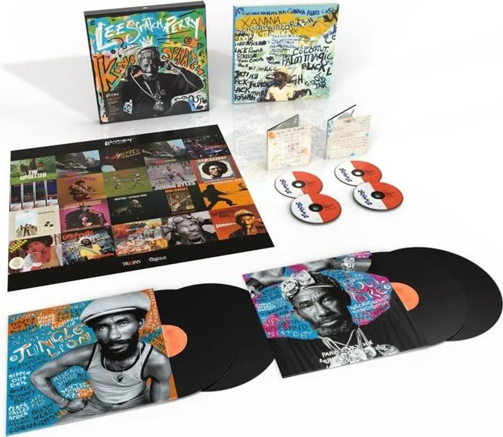 Coffret Collector Lee Scratch Perry King Scratch 4 Vinyles et 4 Disques CD - 2