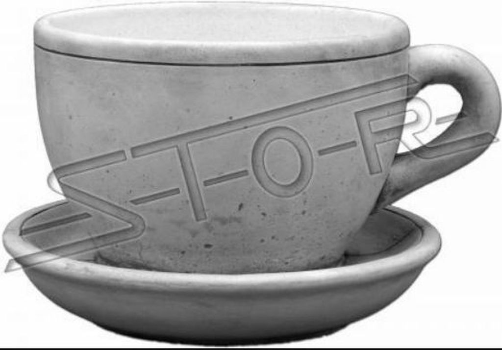 Blumenkübel Pflanz Kübel Dekoration Figur Blumentöpfe Garten Vasen Kaffee Tasse