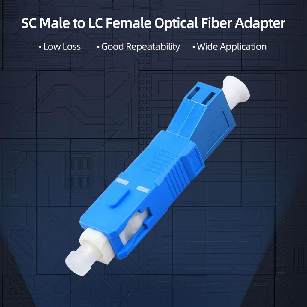 Visueller Fehlerorter, Glasfaser-Adapter, optischer Stecker, SC-Stecker auf LC-Buchse, optisch, stabile Leistung, geringer Verlust
