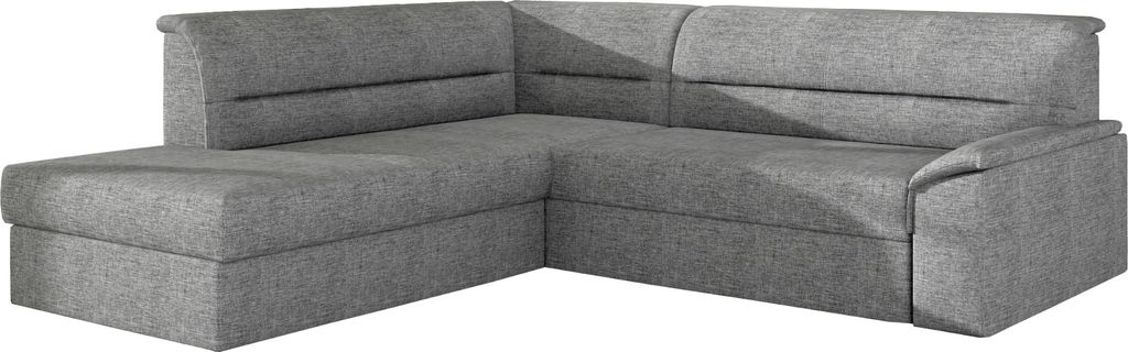 Ecksofa mit Schlaffunktion und Bettkasten, Sofa Eckcouch L-Form Schlafsofa Sofagarnitur Wohnlandschaft mit Bettfunktion Polstergarnitur Couch für...