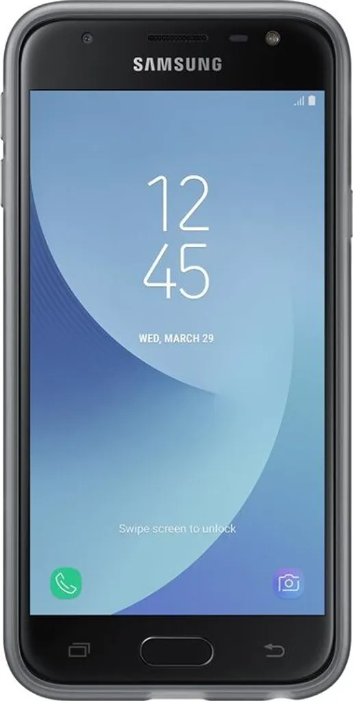 Custodia Samsung Galaxy J3 2017 Nera EF-AJ330 - Protezione Reale
