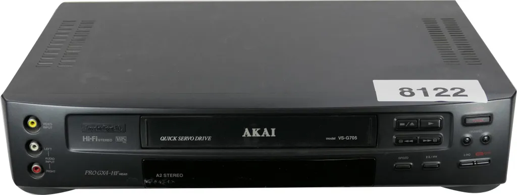 Magnétoscope Hi-Fi Akai VS-G705 avec Nettoyage Automatique des Têtes