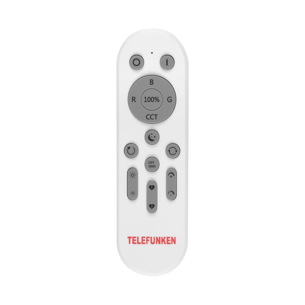 Pilot zdalnego sterowania CCT W biały plastikowy Telefunken Zdjęcie produktu 