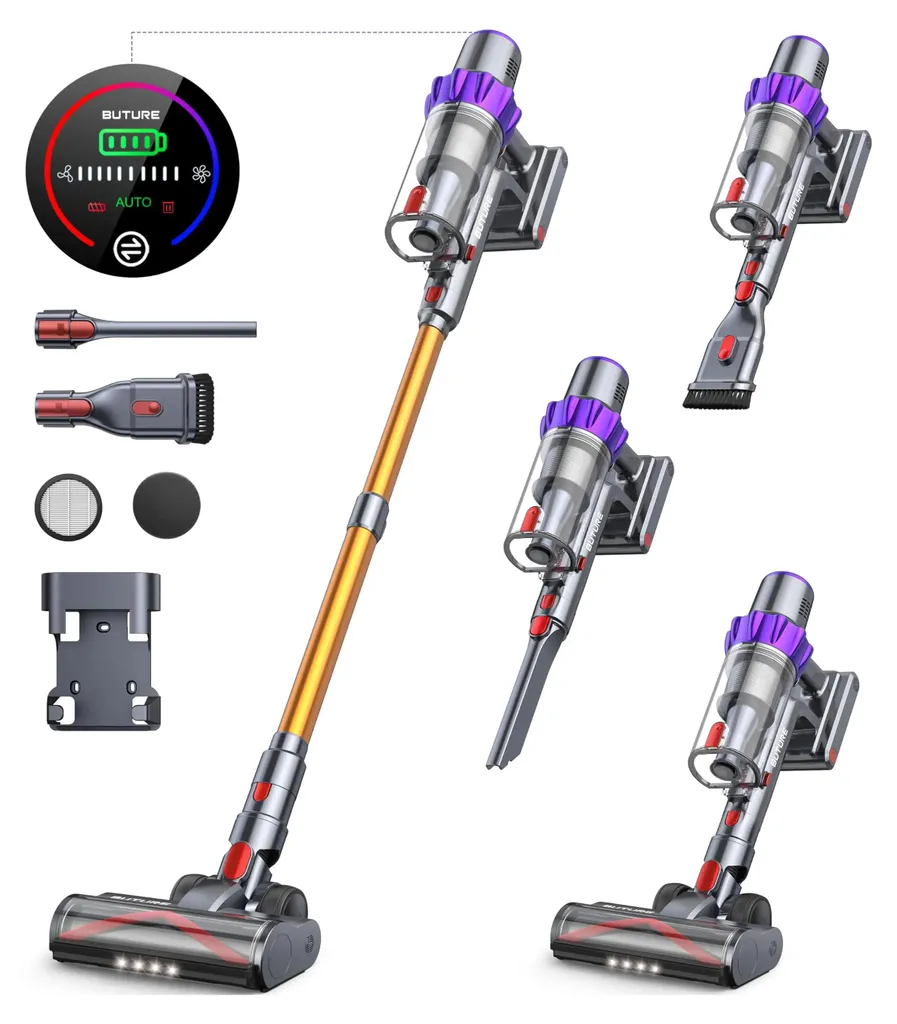 Aspirateur sans fil VC80 pour poils d'animaux 48Kpa batterie amovible
