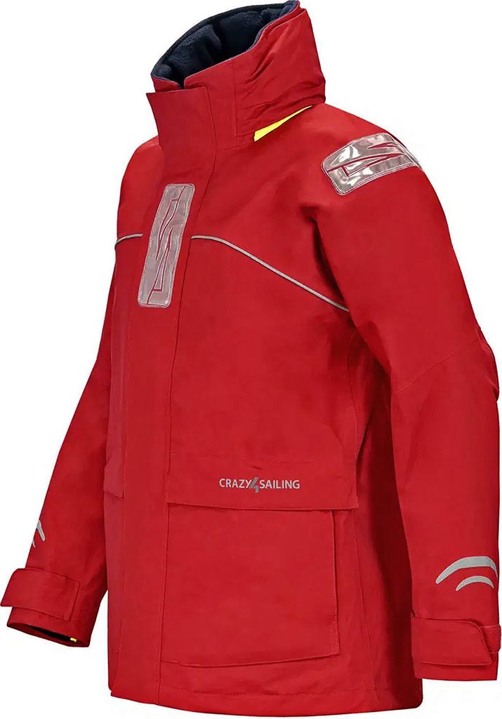 Damen Bergen II Offshore Segeljacke, Rot, S
