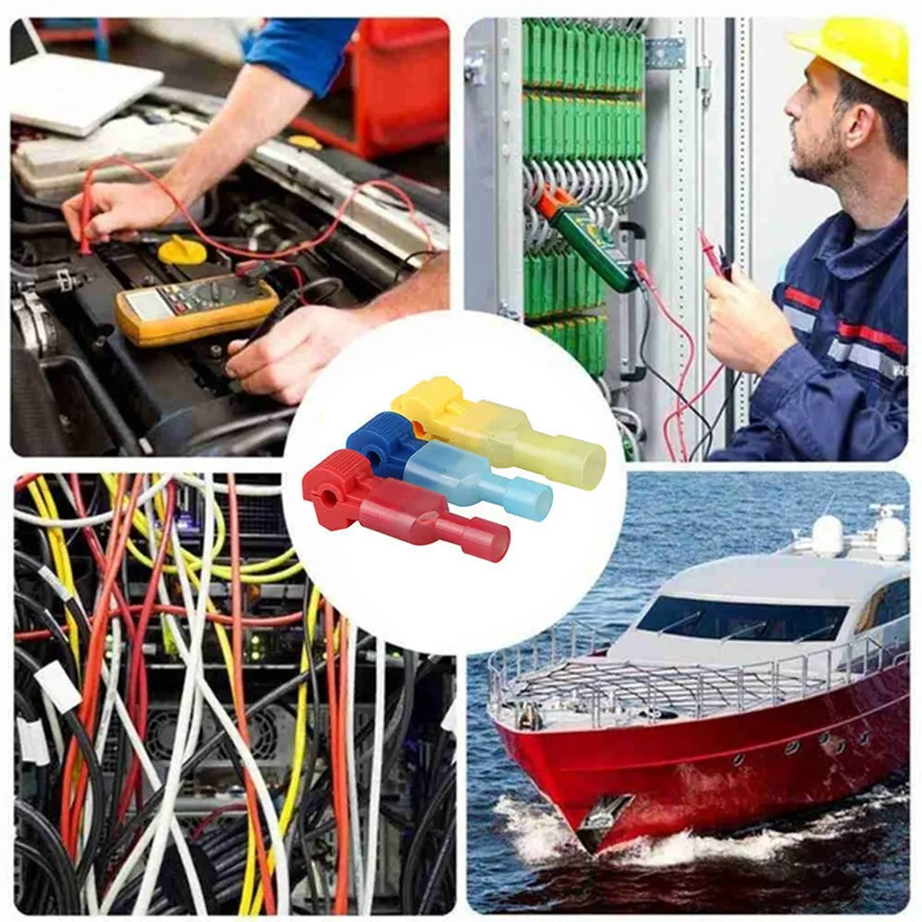 Cosses à sertir type T pour installation auto et électricité 360 pcs