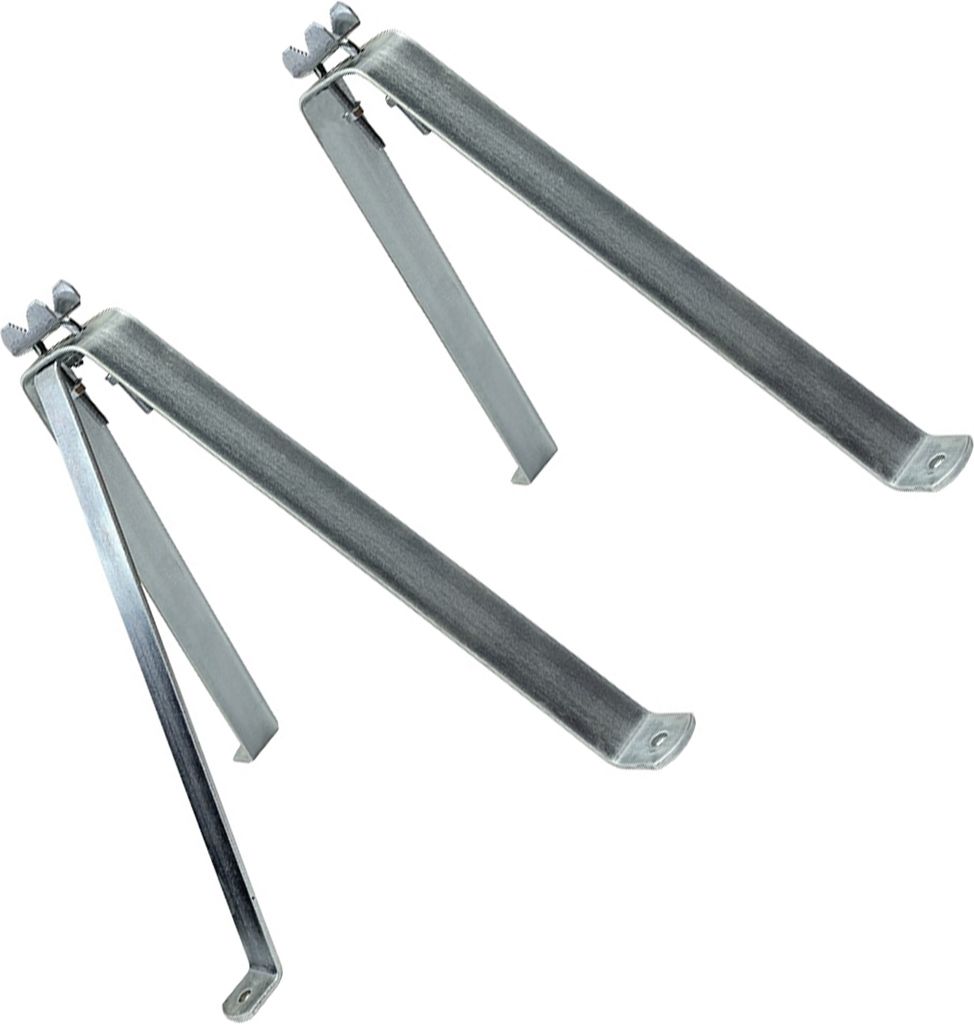 Wandabstandshalter / Masthalter Stahl HQ 40cm - Stangen-/ Produktbild 