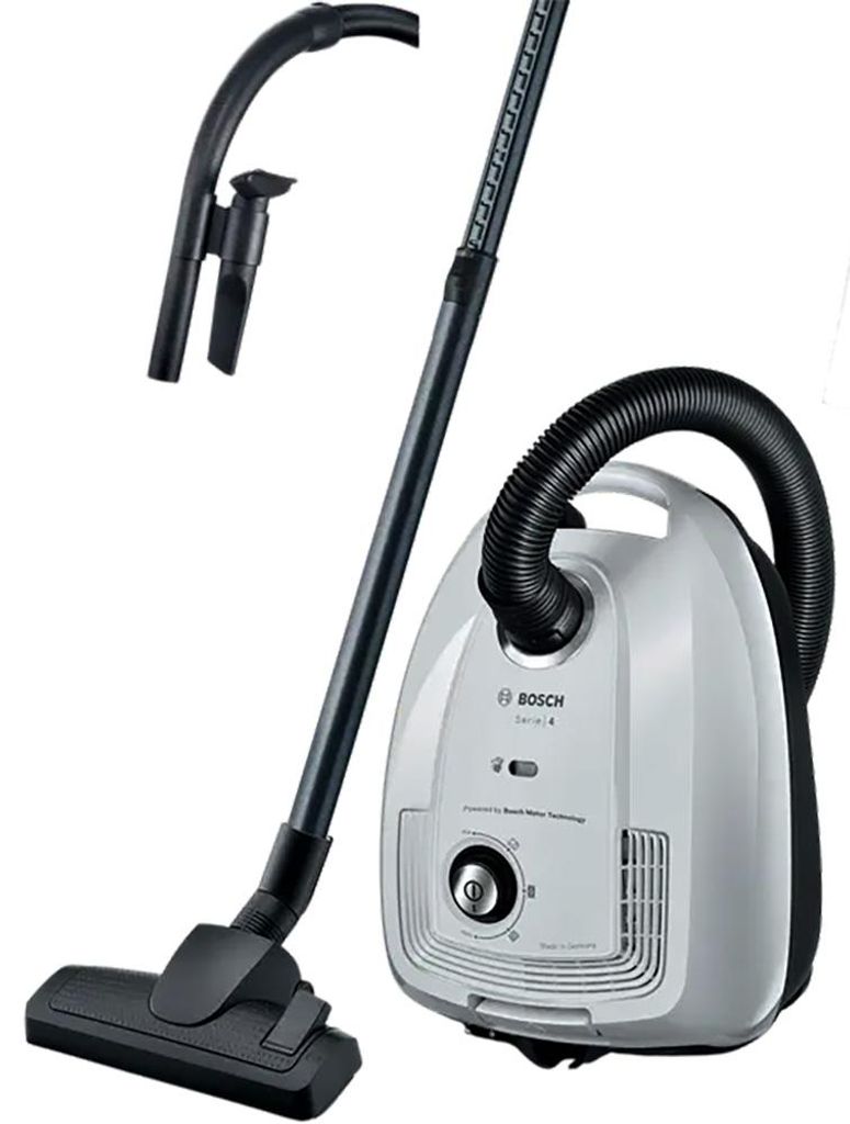 Bosch BGL38WH2 Serie4 Beutelstaubsauger mit Kabel 4L 600W Produktbild 