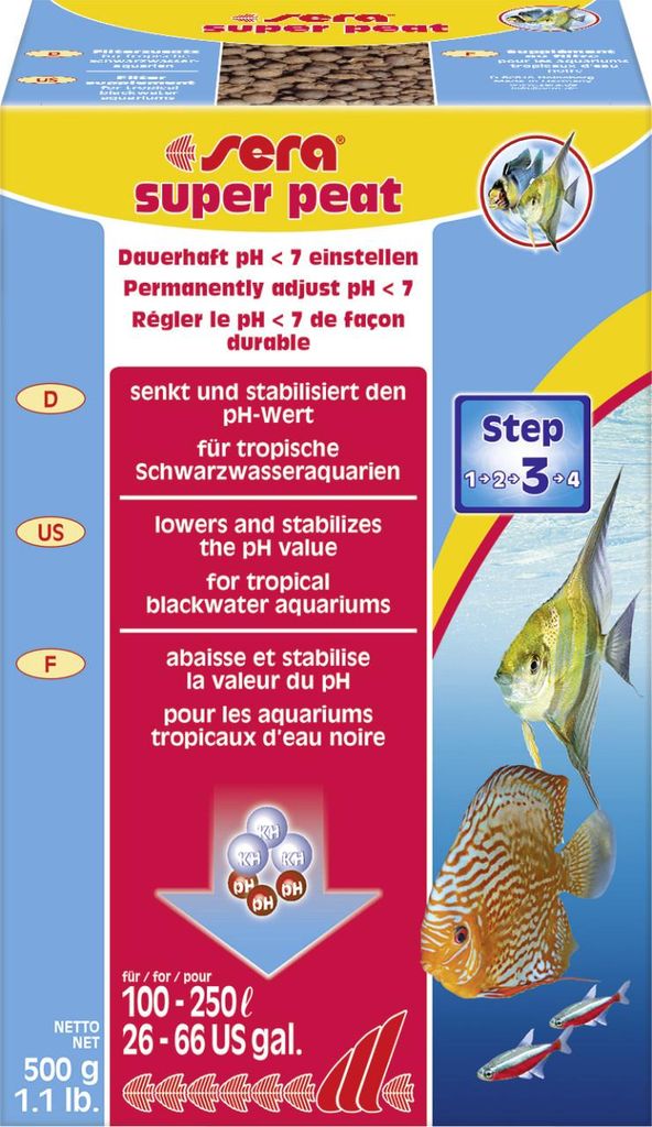 sera super peat, Wasseraufbereiter Produktbild 