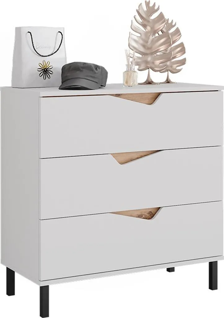 Commode compacte Vicco Marelle 80cm pour optimiser les petits coins - 6