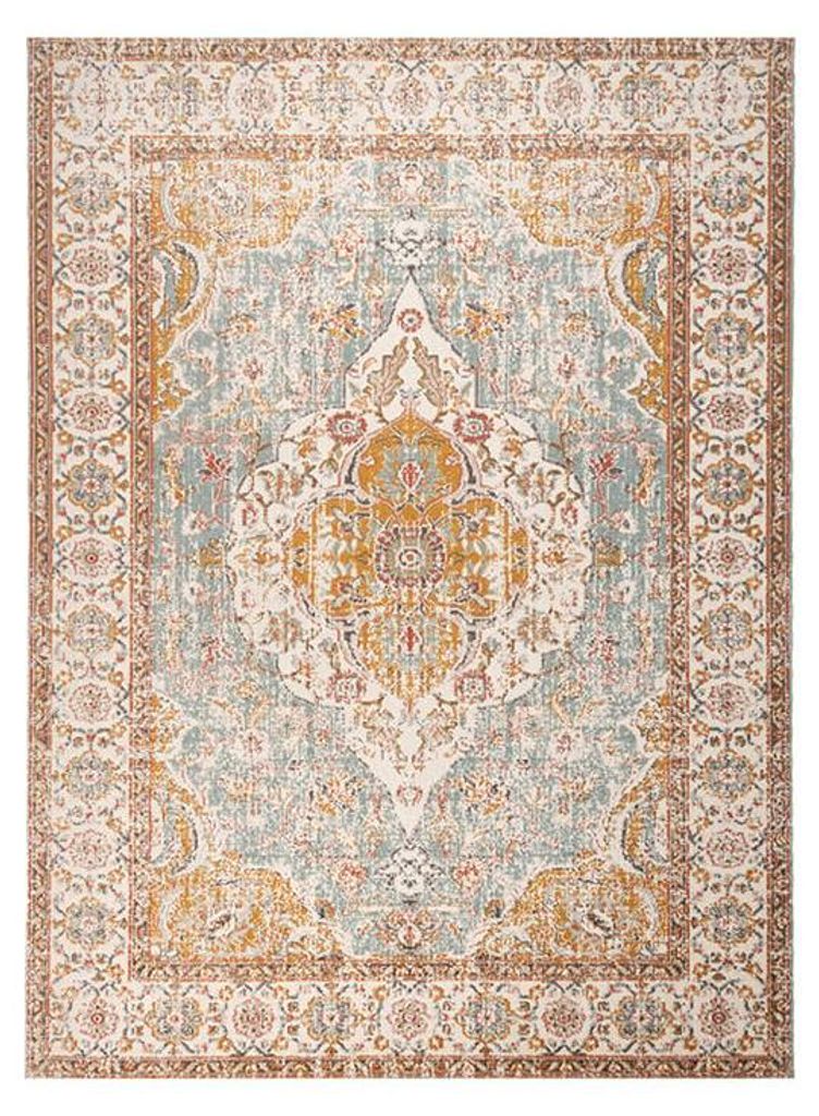 Volero - Tapis Vintage - Médaillon Thirza Bleu Image du produit 