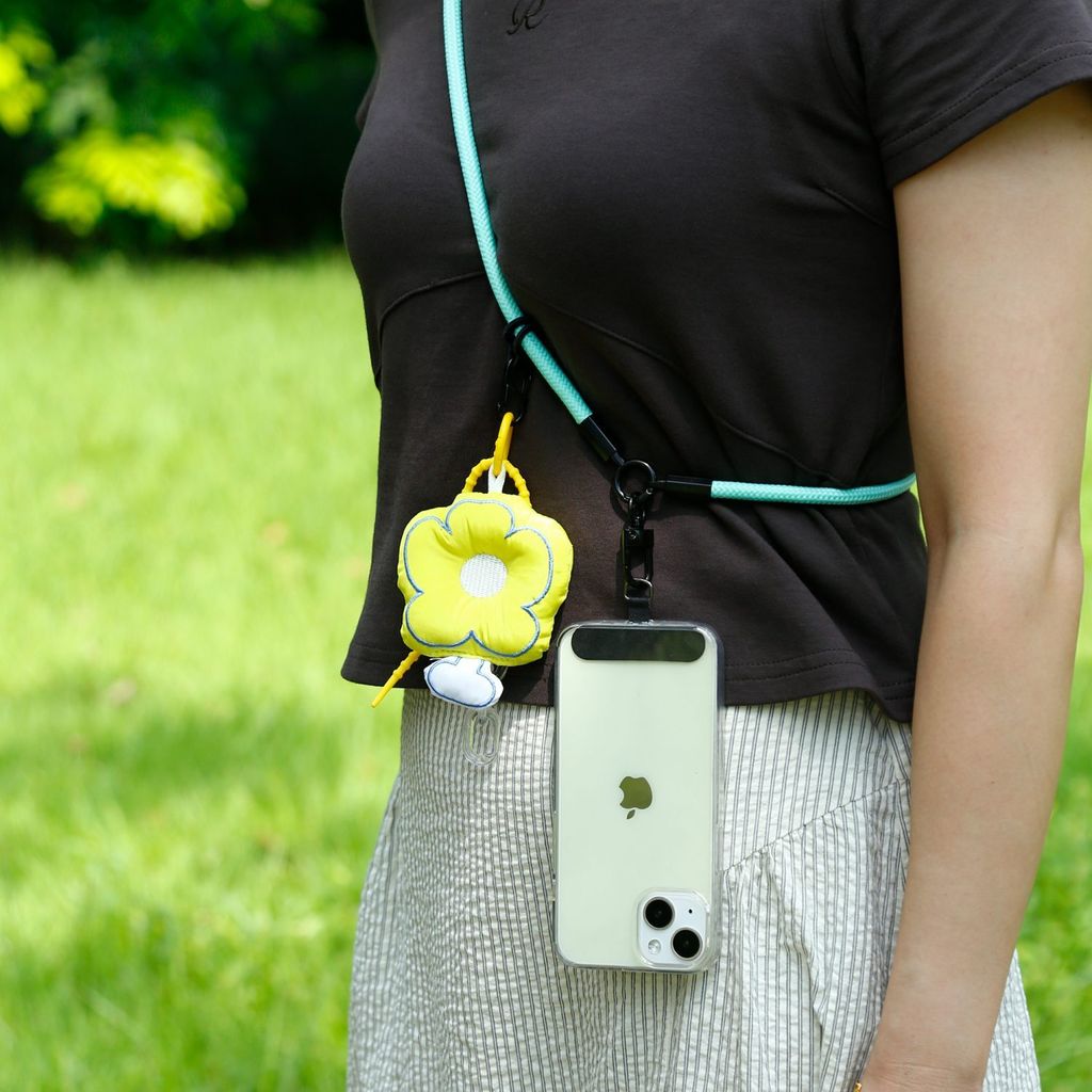 Cadorabo Handykette für Sony Xperia Z in TÜRKIS - Handy Hülle mit Verstellbaren Band Kordel zum Umhängen