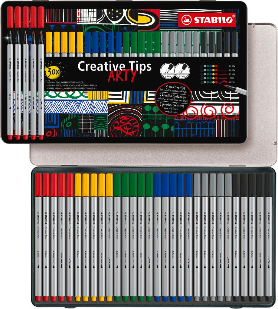 STABILO Creative tips ARTY, 30 Stück(e), Mehrfarbig
