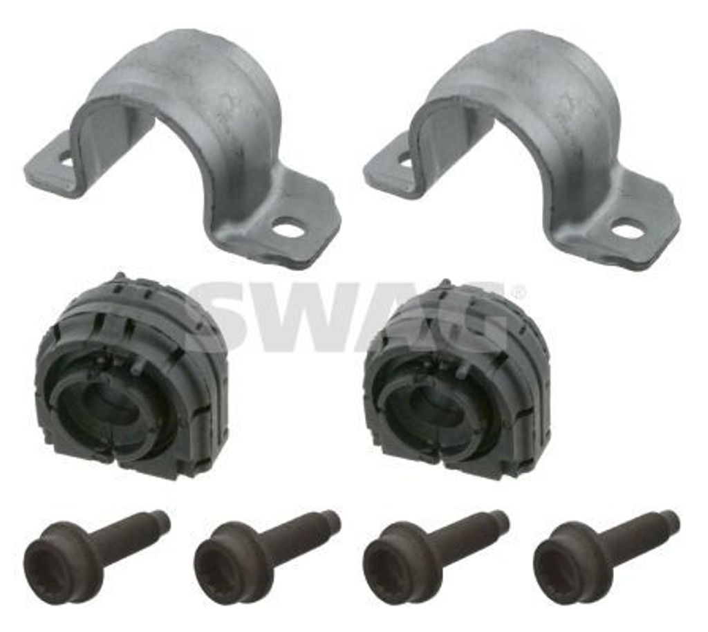 SWAG 32 92 3606 Stabilisatorlager Reparatursatz für VW GOLF VI (5K1) Hinten 15mm