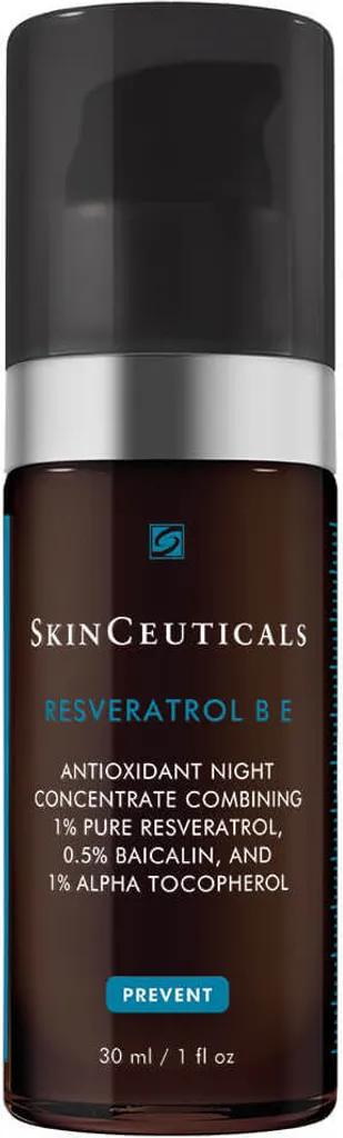 SkinCeuticals Resveratrol B E Traitement Antioxydant pour Rides Nuit
