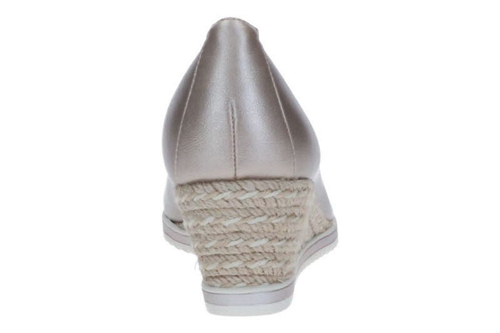 Tamaris Damen Pumps Lack Metallic Keilabsatz Bastoptik Produktbild 12
