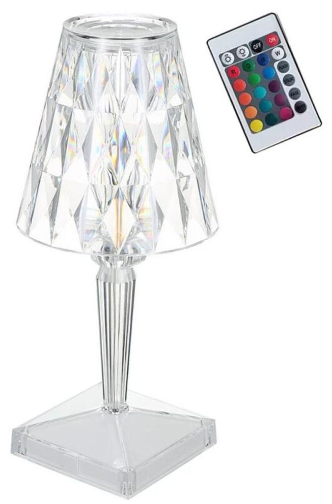 Verk 12304 Crystal LED lampe de table, RGB, écran tactile, Image du produit 