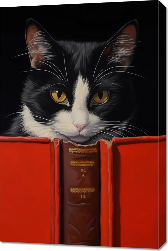 Décoration Murale Bureau Image 60 x 90 cm Chaton Élève - Ambiance Zen