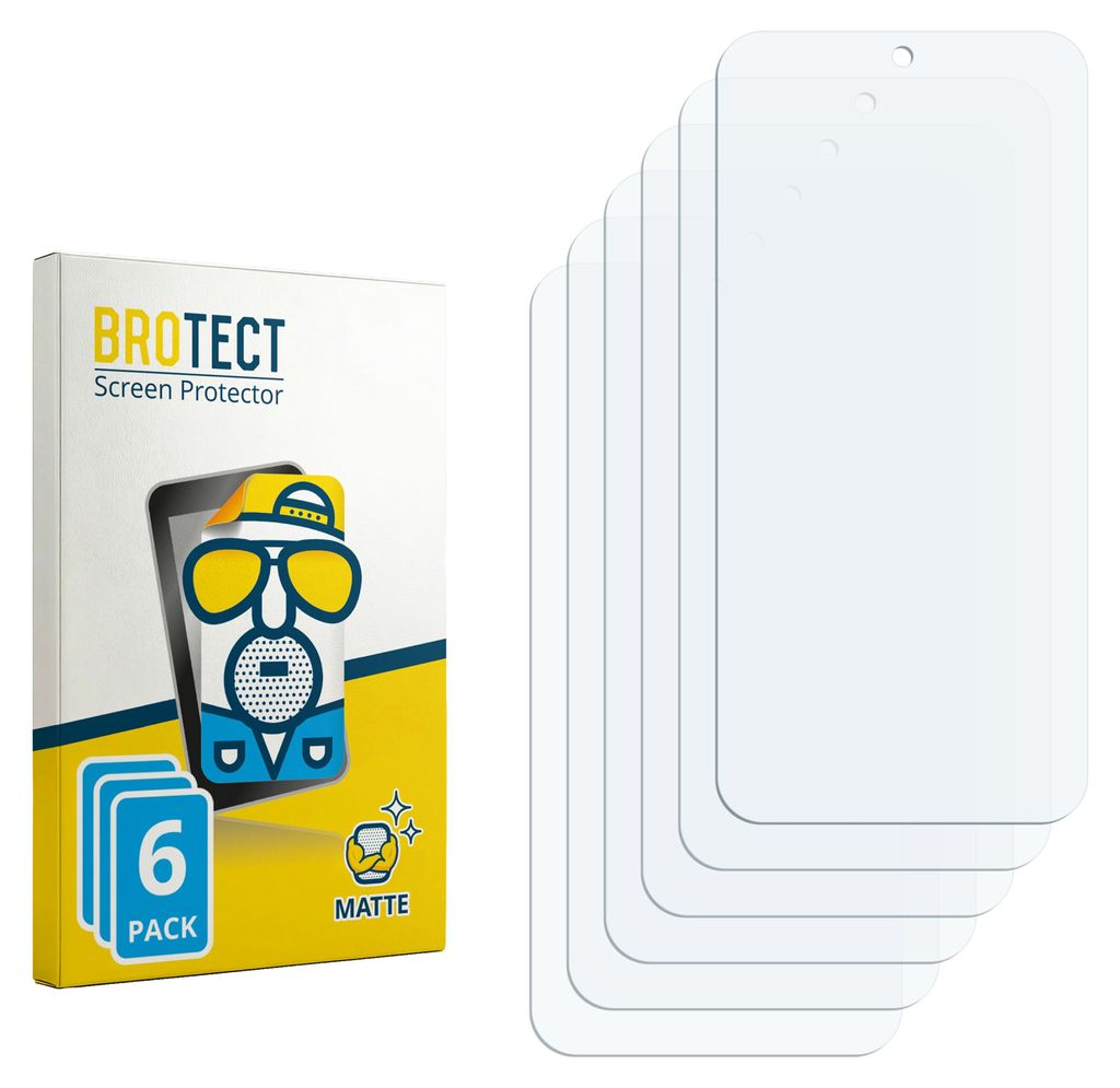 6x BROTECT Schutzfolie für Xiaomi Poco M8 Pro Displayschutz Displayschutzfolie Folie Matt Entspiegelungsfolie