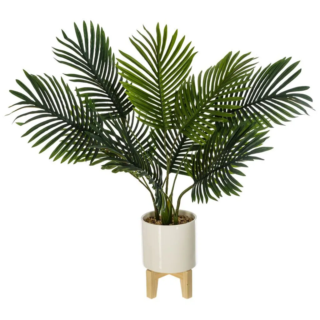 Palma Artificiale Atmosphera H 72 cm - Vaso Ceramica Arredo Interno