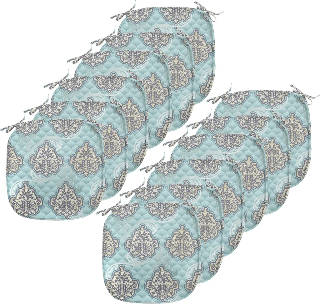 Offerta Set 12 Cuscini Sedie 40x40 ABAKUHAUS - Impermeabile Luxury