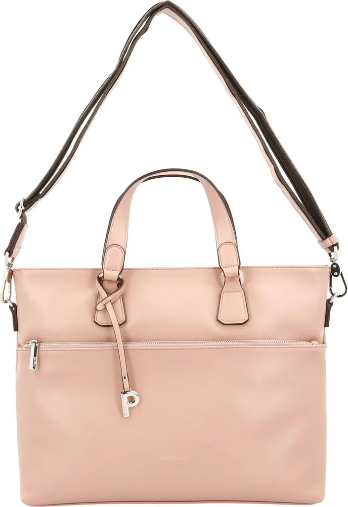 PICARD Mija Shopper Sac à Épaule pour Ordinateur en Cuir Vieux Rose