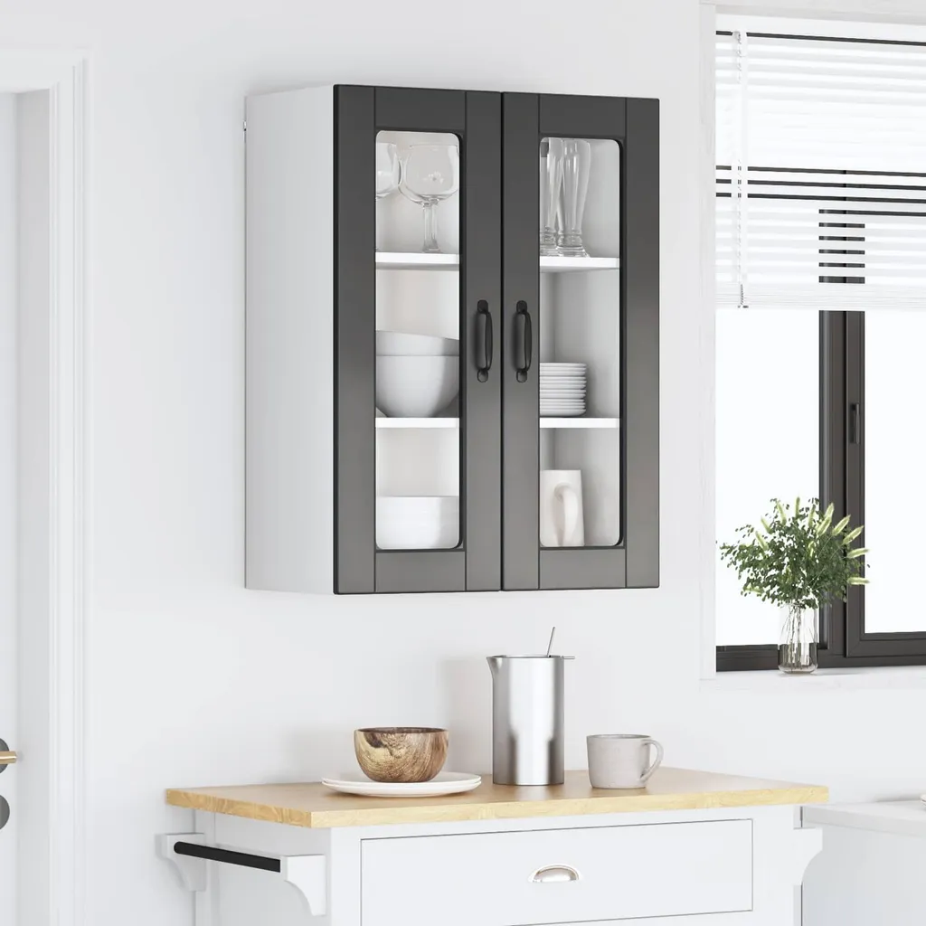 Armadio Dispensa vidaXL Nero 60x80cm | Mobile Cucina per Tutta la Famiglia - 3