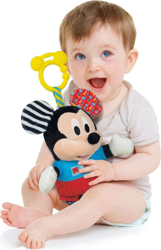 Disney Baby - Plyšový Mickey s hryzátkom - Prvé aktivity Obrázok produktu 